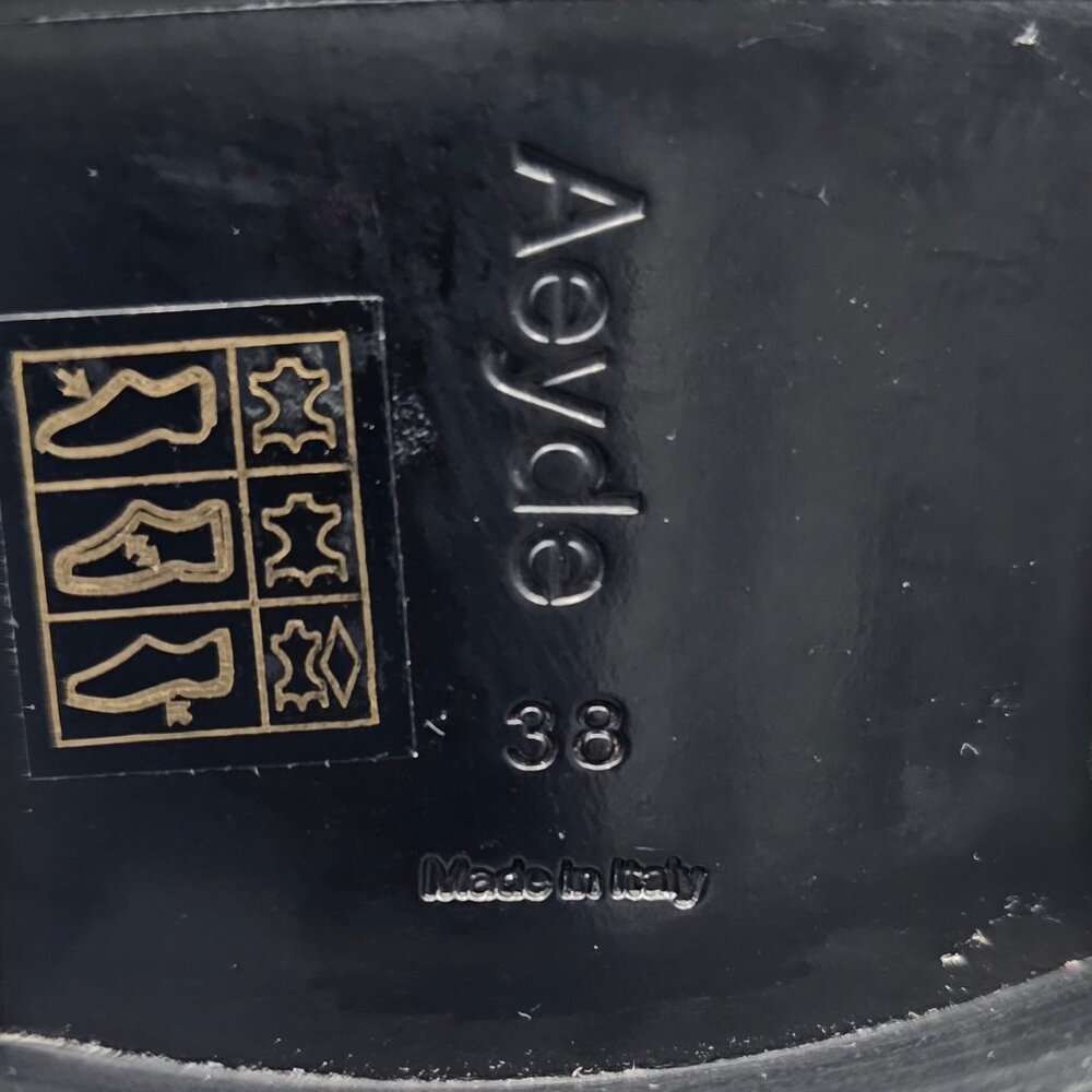 NEW Aeyde Ruth Loafer Slip On Chunky Lug Sole Creamy Nappa Leather EU 38 - Picture 13 of 14